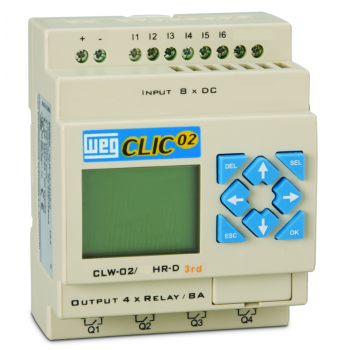 Controladores Lógico Programáveis (CLP) WEG - Clic02 - CLW-02 10HR-A 3RD