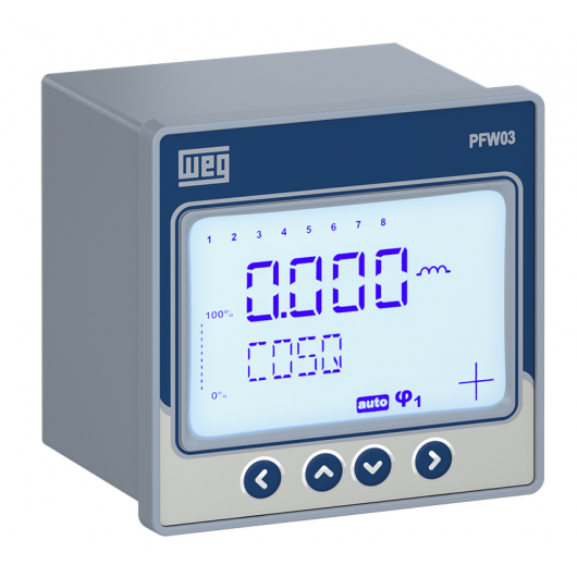 Controlador Automático do Fator de Potência WEG - PFW03-M08